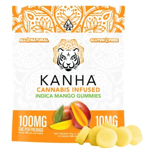 KANHA Cannabis Infused Indica Mango Gummies